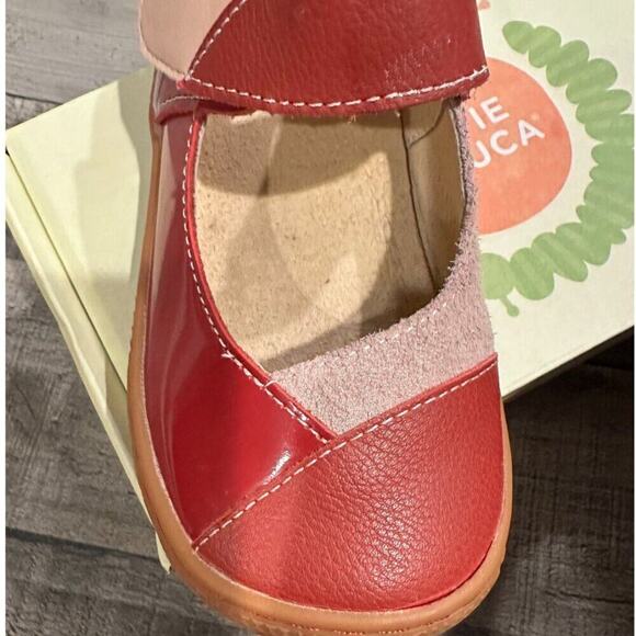 Livie & Luca - Sweet Remanant II Red Multi Patterned Girls Dress Shoes | Size 11 - Picture 10 of 15